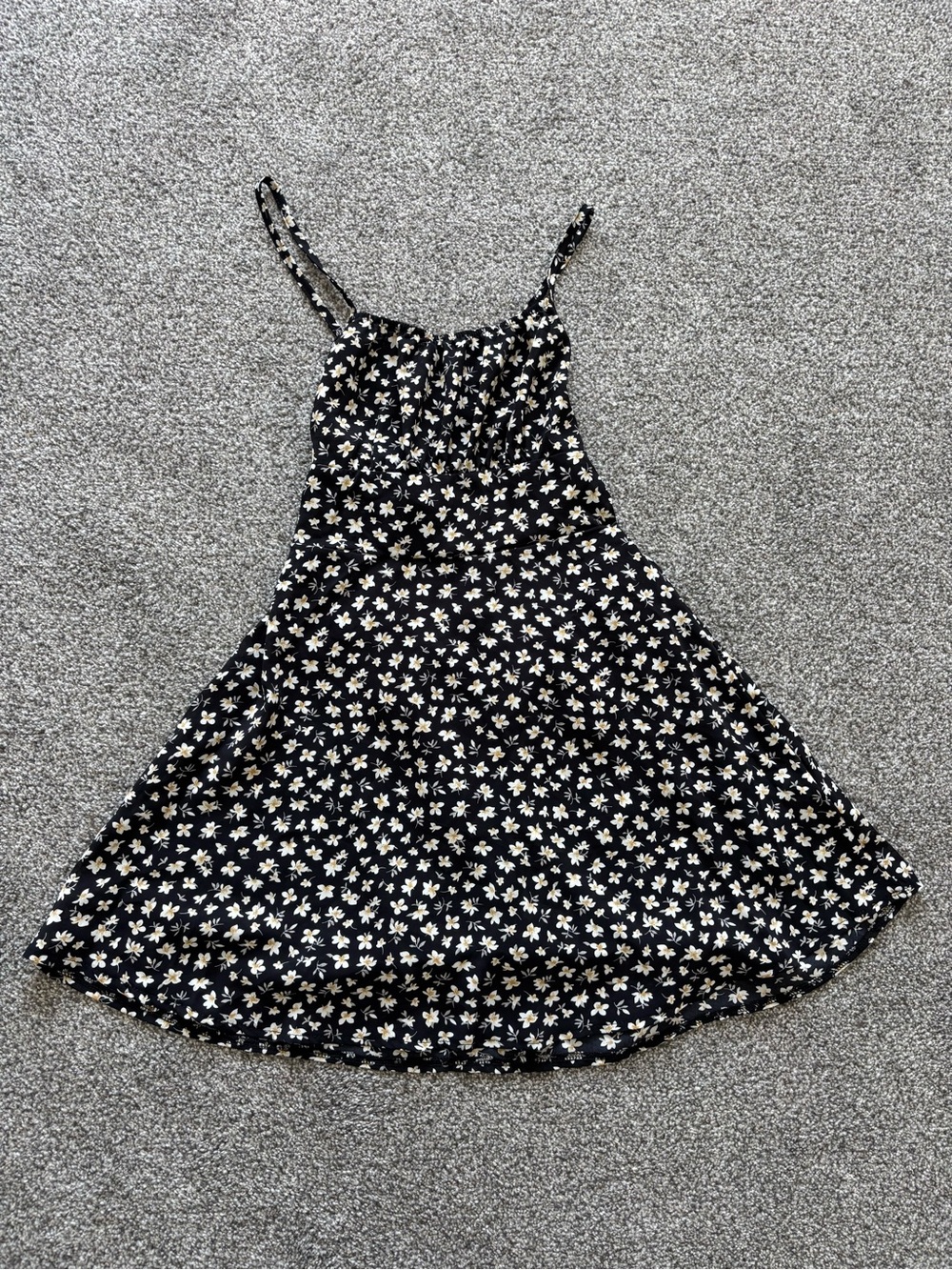 SHEIN Black Floral Mini Dress
